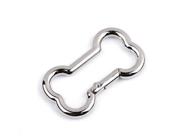 Metall Karabiner Knochenform Nickel 